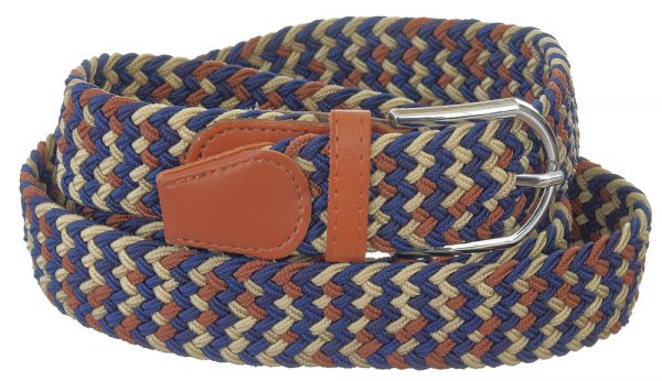 Ремень EB blue-beige-brown